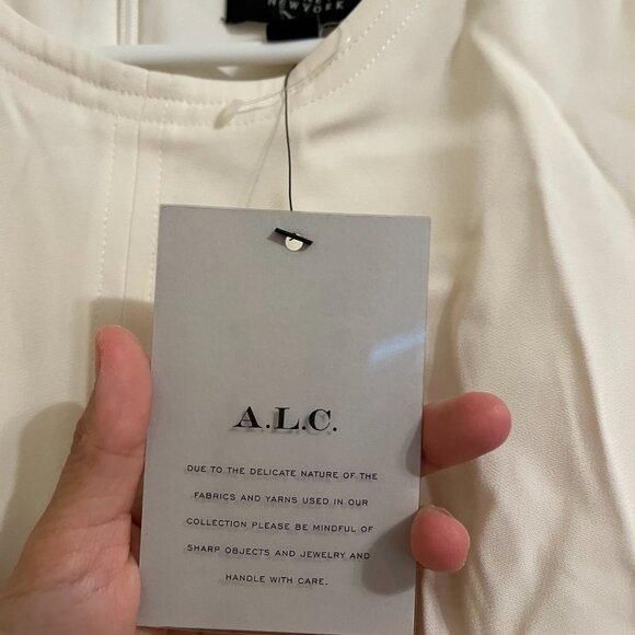 A.L.C. Barneys New York Sleeveless White Formal Dress - Picture 3 of 6